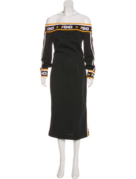 fendi dress shirts|Fendi monogram bodycon dress.